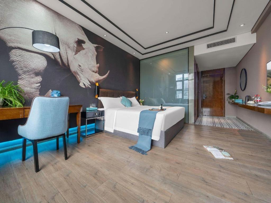Xana Hotelle-Hotel Luzhou Baizitu Square Esterno foto